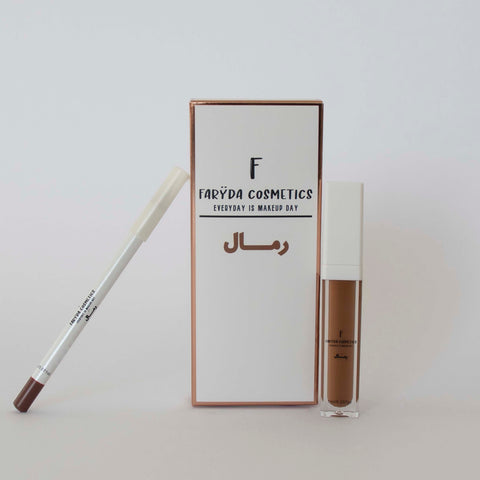 رمال Lip Kit (Liner+Gloss)